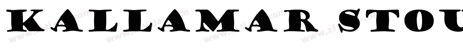 KALLamar Stout字体转换